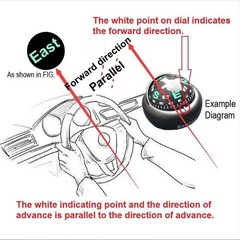 Automotive Compass Ball for Car or Boat