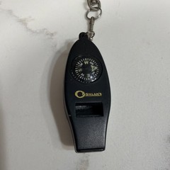 Coghlans Multifunction Keychain 4 in 1 Whistle Magnifier Compass Thermometer