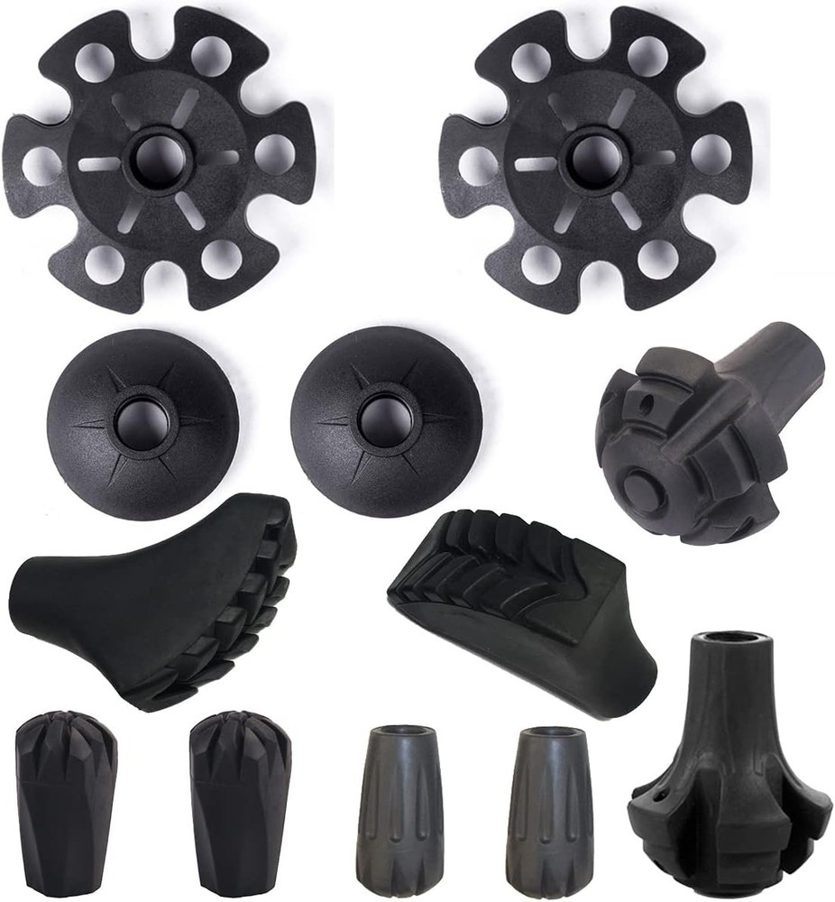 Trekking Pole Accessories Extra Thick and Wear Resisting Rubber Tips Snow
