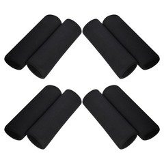 8Pcs Durable Cane Handle Grip Covers for Walker Soft Sponge Padded Black Set