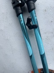 Nordic Alu Trekking Poles Pair Adjustable Aluminum Hiking Walking Sticks New
