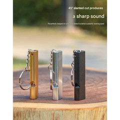 Survival Whistle High Pitch Sound Dual Tube Design Lightweight Compact