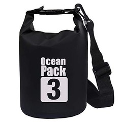 2L//5L/10L/15L/20L/30L 500D Tarpaulin Heavey-Duty PVC Water Proof Dry 3L Black