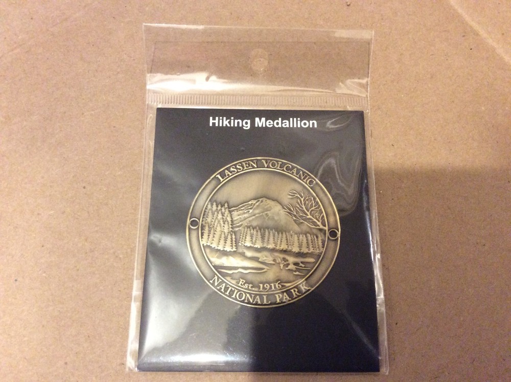Lassen Volcanic National Park Hiking Medallion – California Souvenir