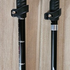Premium HIKING POLES TREKKING collapsible adjustable ultralight open box 3 tips