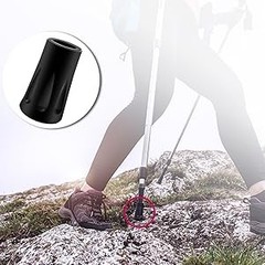 8Pcs Trekking Pole Tips Replacement Protectors, Rubber Feet for Hiking Pole Tips