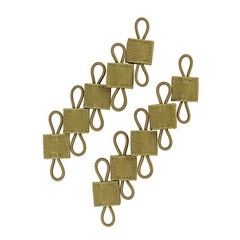 10Pcs Tactical Molle System Backpack Attachment PTT Antenna Binding Buckle