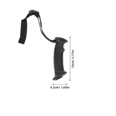4Pcs Durable PVC Trekking Pole Handle Grip Set with Wrist Strap for Hiking