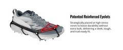 Kahtoola GHOST ULTRALIGHT MICROspikes Winter Traction, Ice Grips – SMALL, LAVA
