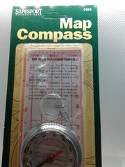 SAFESPORT Outdoor Gear Map Compass NEW CAMPING HIKING BACKPACKING NAVIGATION