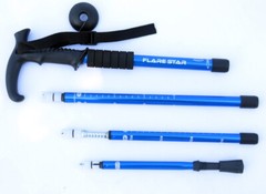 2PCS Trekking Poles Walking Hiking Sticks Anti-shock Adjustable Alpenstock