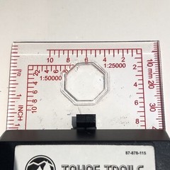 Tahoe Trails Compass. Acrylic. Mirror In Cap. Lanyard. 122×64.5×21.5mm. Used