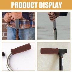 3PCS Cane Handle Grips Non-Skid Grips for Walking Stick Nonslip Grips Protectors