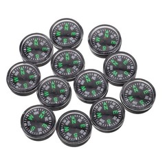 12pcs Compass 20mm Compact Lightweight For Outdoor Activities
