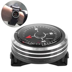 Slide on 25MM Watch Wrist Band Strap Compass Outdoor Waterproof Tool Protector