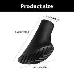 Trekking Poles Cane Tip Protector Nonslip Foot Cover Walking Pad Buffers