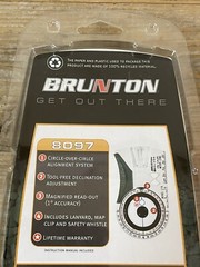 Brunton 8097 Eclipse Baseplate Map Compass Lanyard Whistle And Map Clip New