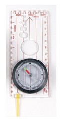 Map Compass Liquid Filled, Luminous Pointer, Magnifying Glass, Free Mimi Compass