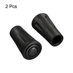 2Pcs Trekking Pole Tips Climbing Ski Cane Replacement Caps Ends Protectors