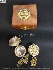 Compass U.S Army Brass Lid Compass | Personalized Best Gift For The U.S Army wit