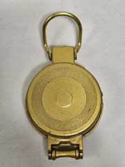 Vintage Fox Engineer Metal Directional Compass Precise Navigation Tool Gold Tone