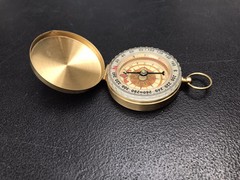 Pocket Brass Watch Style Compass Out Door Camping And Hiking With Best Quality