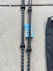 Set of Underwood Aggregator Aluminum Anti Shock Trekking Poles 105-135CM . 10W