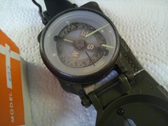 Vintage Brodway Lensatic Compass with original box