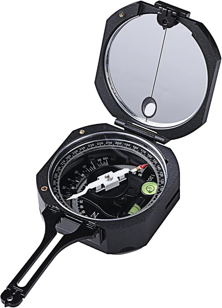 Portable Professional Geological Compass DQL-8 with Clinometer Aluminum