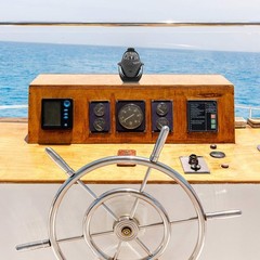 Flush Mount Boat Compass – Suction Dashboard Navigation Marine Compass – Illumin