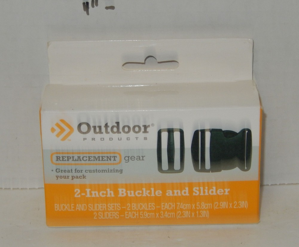 Outdoor Products Replacement Gear 2 Inch Buckle and Slider
