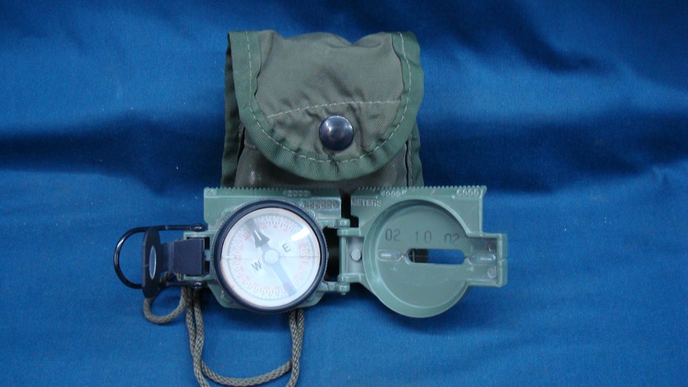 USGI Cammenga Model 3H Waterproof Lensatic Magnetic Military Compass USA