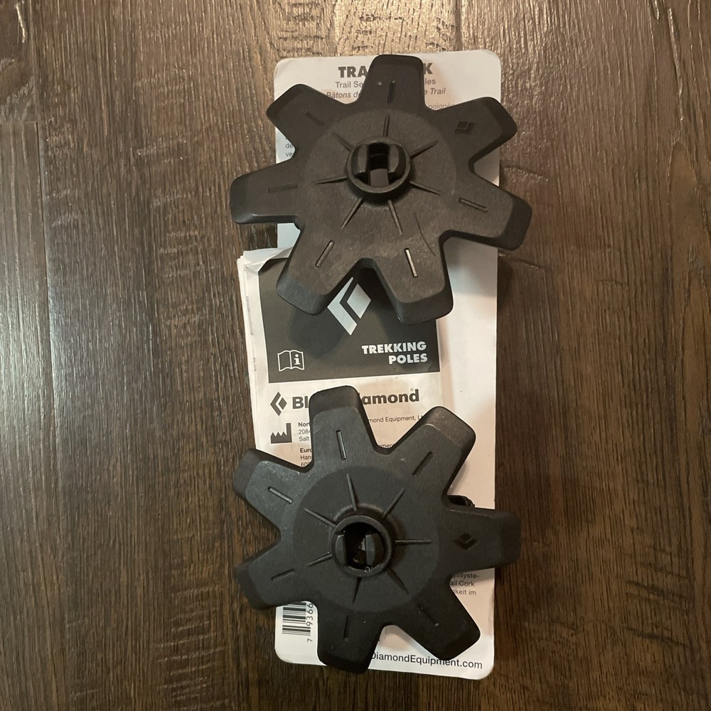 Black Trail replacement Trekking Pole Snow Baskets for Trail Cork
