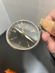 Vintage Sportcraft Clear Glass Handheld Hiking Camping Mapping Compass Japan