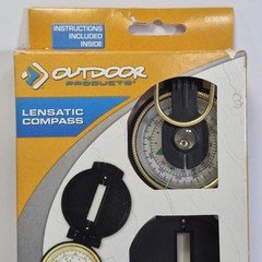 Outdoor Products Travel Gear Lensatic Compass Hunting Camping Hiking Fishing NOB