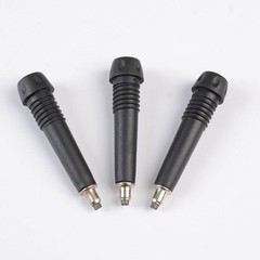 4Pcs Reusable Rubber Walking Stick Tips Increase Traction Grip Black