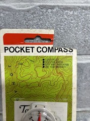 Pocket Compass Taylor Instrument 2915 Camping Hiking Vintage Made In USA Manual