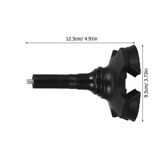 2Pcs Walker Pads Replacement Black Non Skid Foot Caps for Cane and Crutch Use