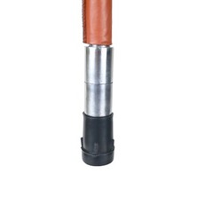 Outdoor Shooting Stick Spectator Japanese Adjustable Leather Walking Seat Tan