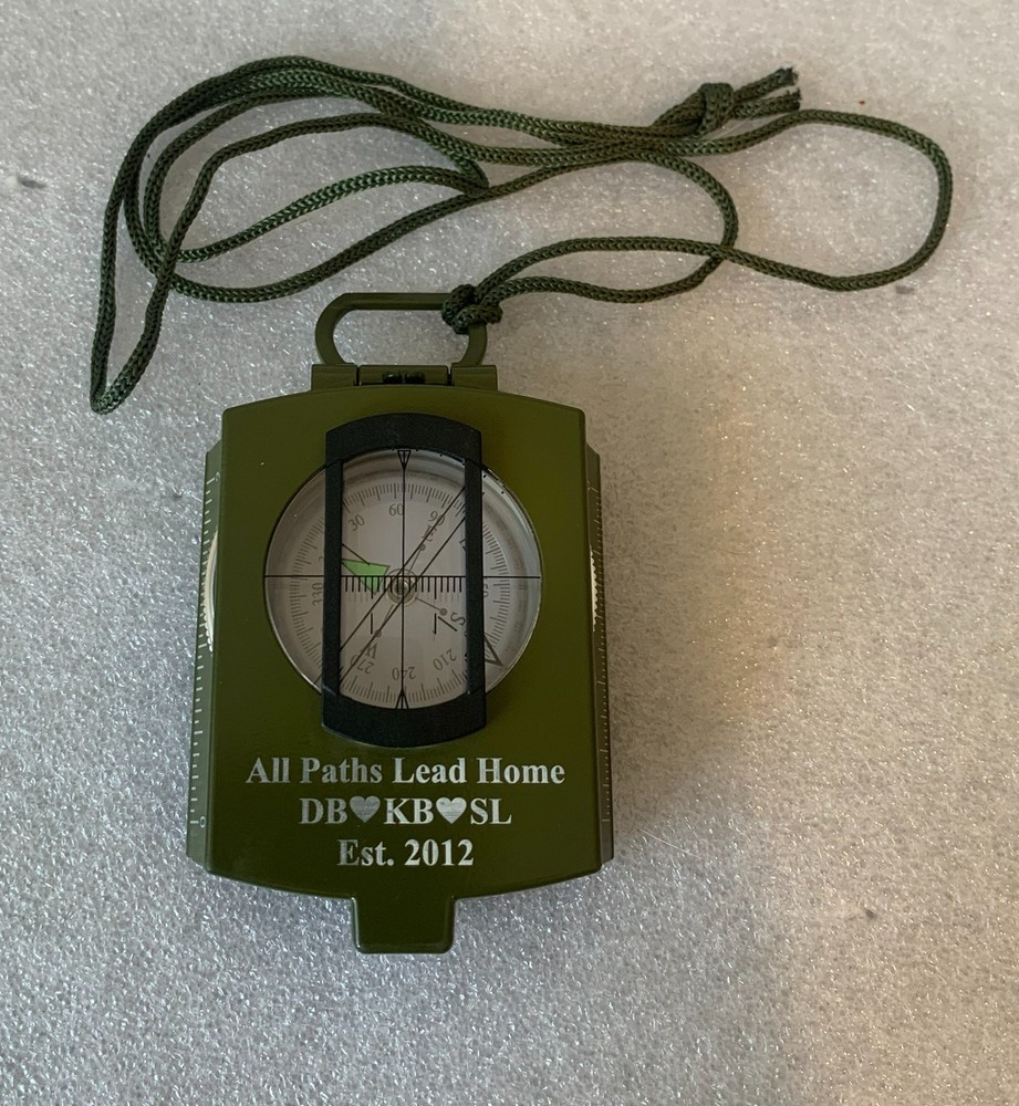Military Compass High Accuracy Waterproof Compass Carry Bag Lensatic Compass