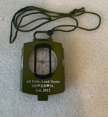 Military Compass High Accuracy Waterproof Compass Carry Bag Lensatic Compass