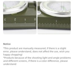 Military Compass Pocket Sighting Clinometer Classic Hiking Luminous Lensatic Map