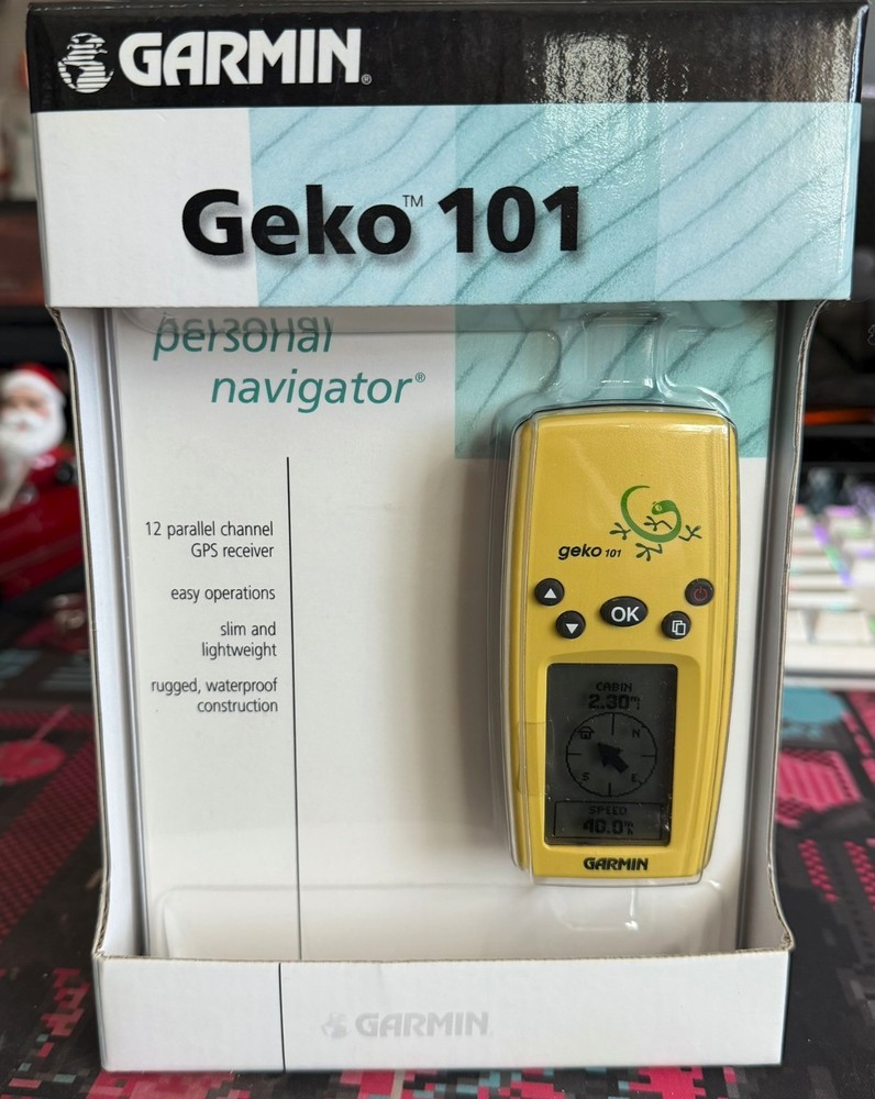 New Vintage Old Stock Garmin Geko 101 Personal Navigation Device