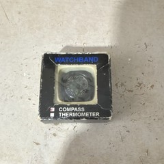 Watchband with Compass & Thermometer