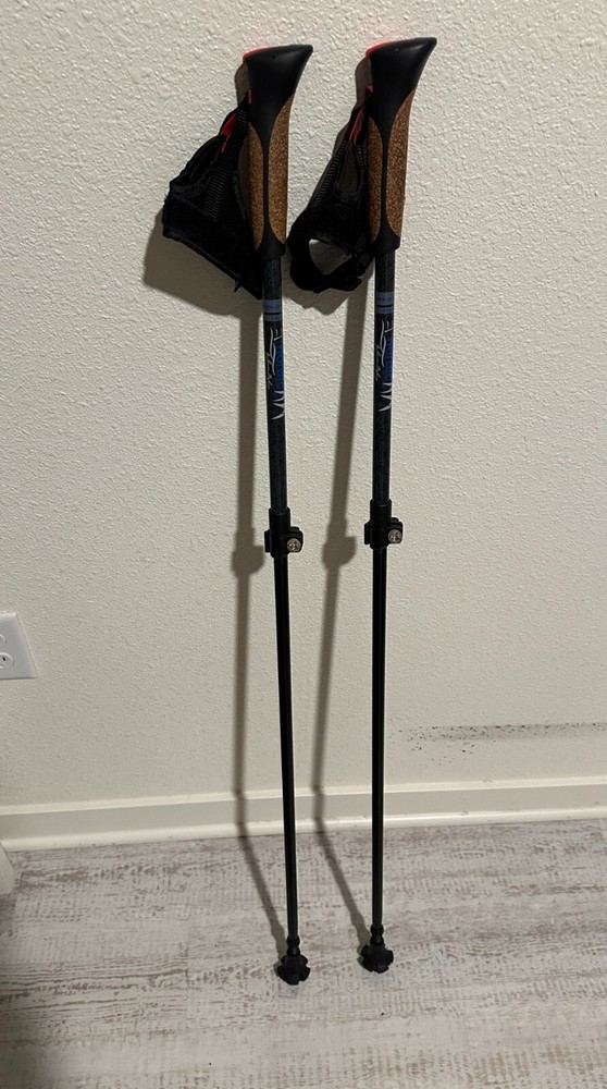 York Nordic Adjustable and Collapsible Walking and Hiking Poles w/ Glove Grip