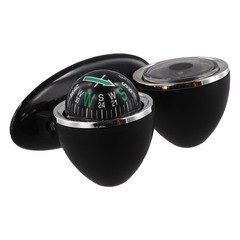 Car Accessory 2 in 1 Compass Ball with Thermometer for Navigation and Safety