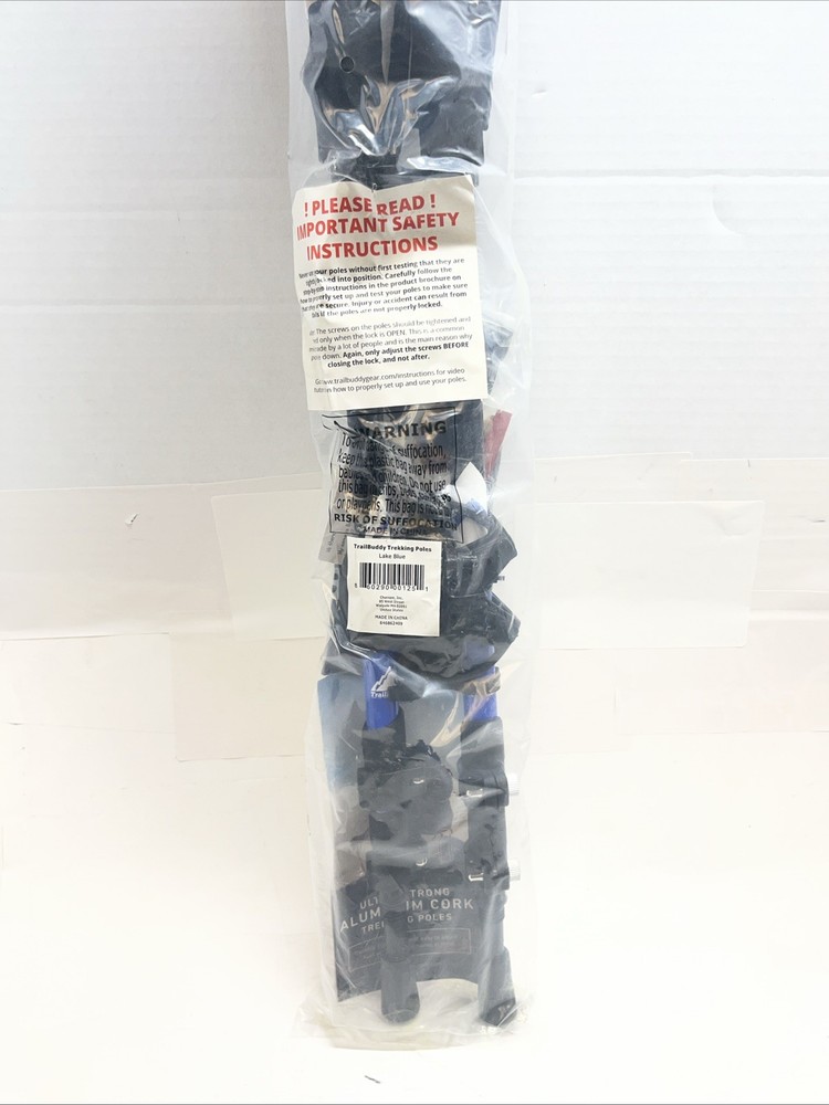 TrailBuddy Trekking Poles (Lake Blue)