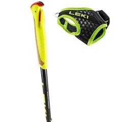 LEKI Evotrail FX.One TA Black/Dark Anthracite/Neon Yellow Trail Running Poles