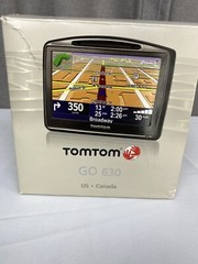 TomTom GO 630 Car Portable GPS Navigator USA CANADA North America MAPS 4.3″