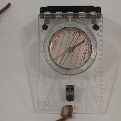 Silva The Ranger Type 15T Compass Mirror Sighting Vintage Sweden Lanyard